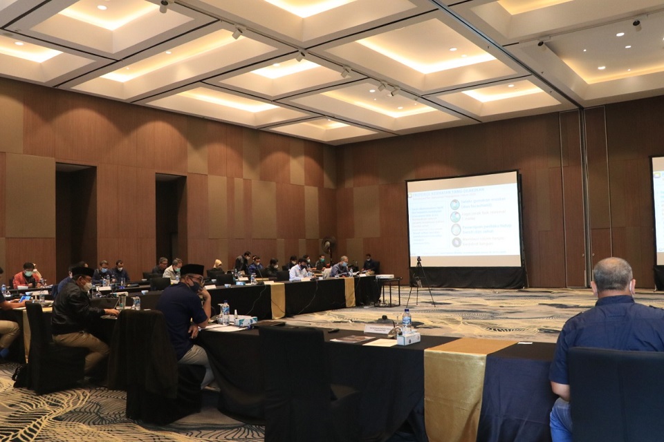 Para peserta Konsinyasi Tim Reformasi Perpajakan mendiskusikan tata kelola dan cara kerja Tim Pelaksana PSIAP.