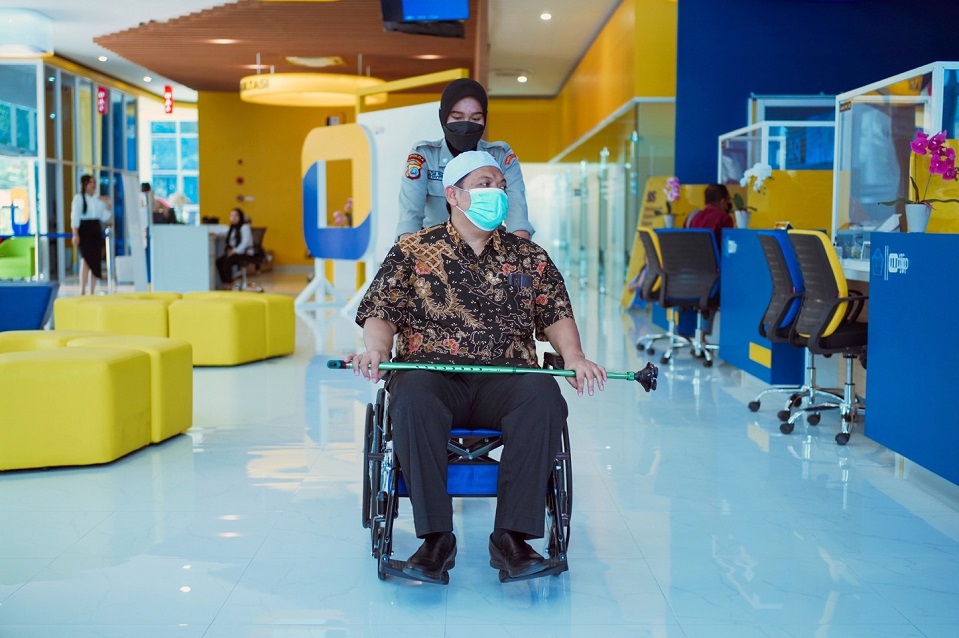 Loket Pelayanan di Tempat Pelayanan Terpadu (TPT) KPP Pratama Palu menyediakan layanan yang ramah untuk kelompok rentan