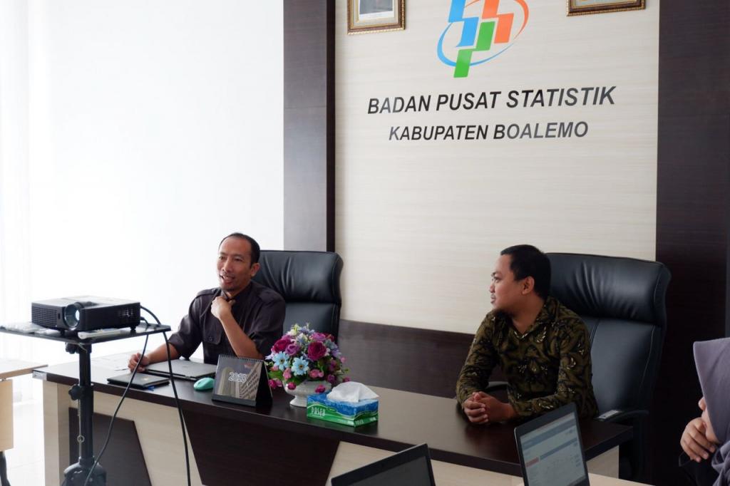 Pembukaan acara oleh Kepala Kantor BPS Boalemo