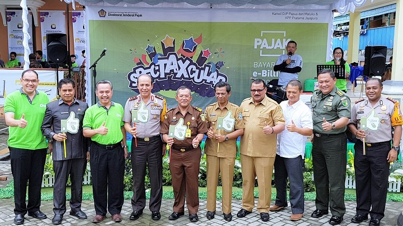 Kapolda Papua, Para Pejabat dan Pelaku Usaha Jayapura Hadiri Pekan Panutan Pelaporan SPT Tahun Pajak 2017