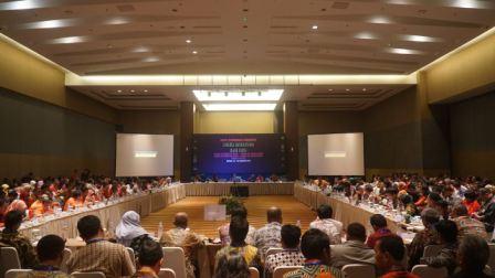 Suasana Rakorgab Batarasima di hari ke-1.