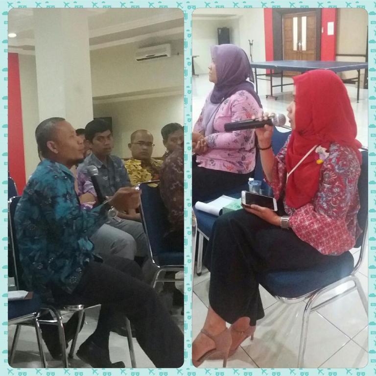 Sesi tanya jawab dan sharing session oleh peserta IHT