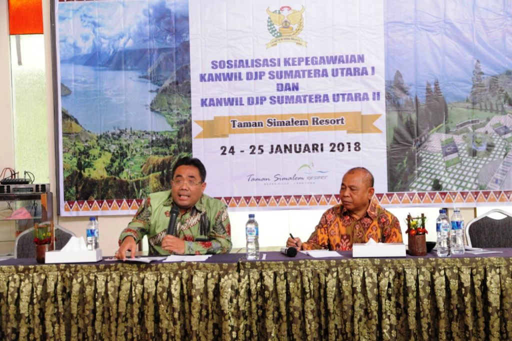 Pembukaan acara oleh Kanwil DJP Sumatera Utara II