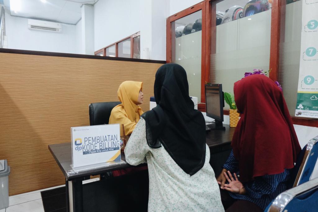 Pelayanan di Loket Pembuatan Kode Billing