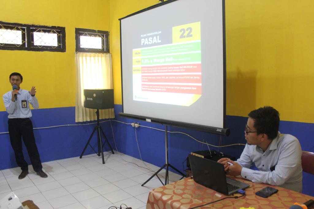 Penyampaian materi perpajakan