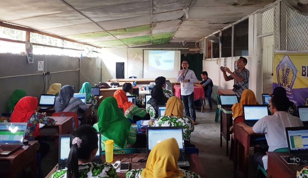 Antusiasme para peserta sosialisasi Bendahara Mahir Pajak di Kecamatan Aek Natas