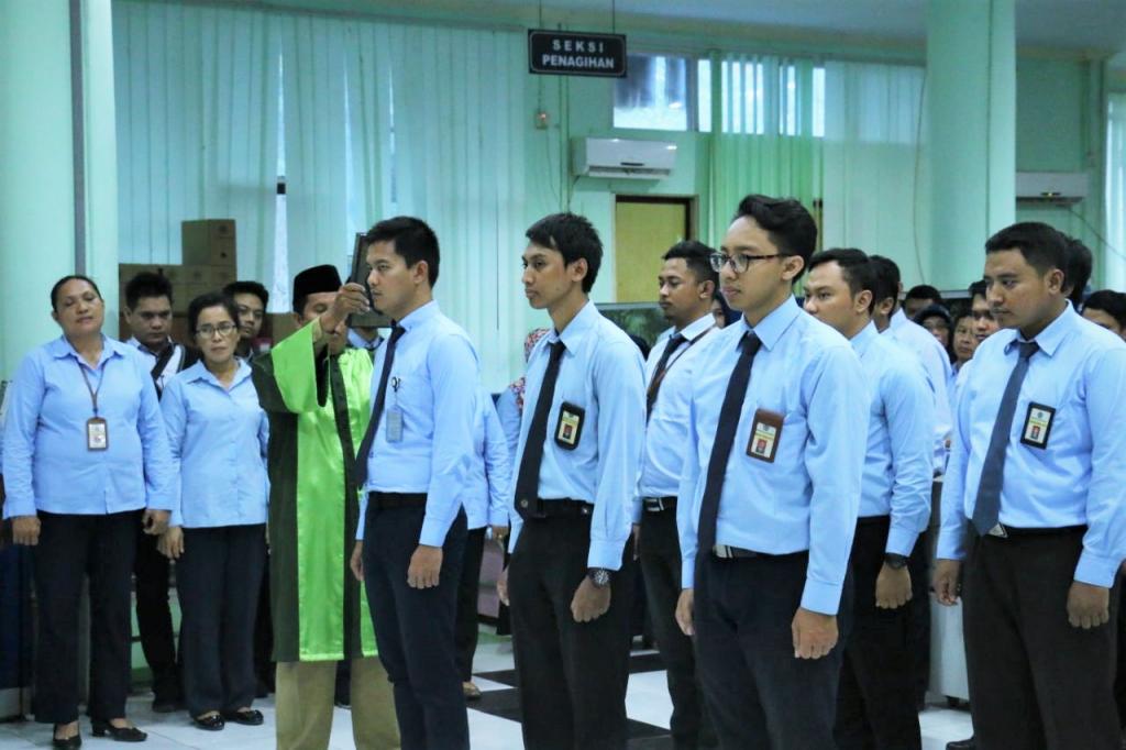 Para peserta acara pengabilan sumpah jabatan ASN