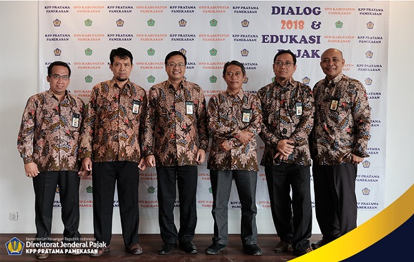 Dialog dan edukasi perpajakan KPP Pratama Pamekasan bersama 32 Badan / Dinas yang tergabung dalam Organisasi Perangkat Daerah (OPD) kabupaten Pamekasan