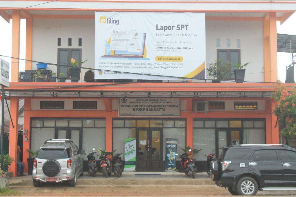 Baliho dipasang juga di KP2KP Sangatta