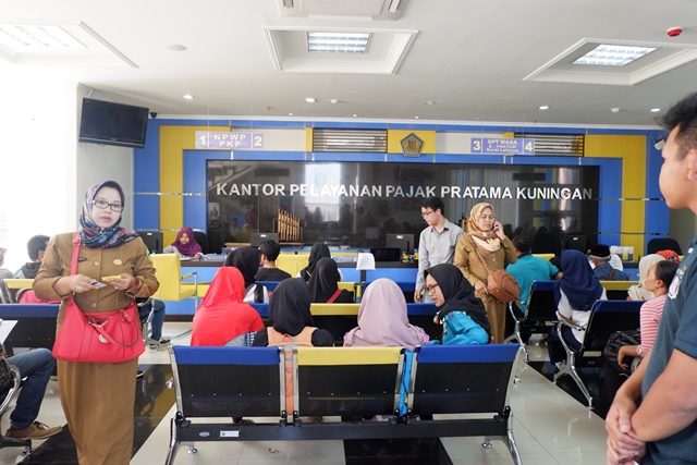 Wajib Pajak Badan Paud Melaporkan SPT Tahunan di Loket Penerimaan Berkas