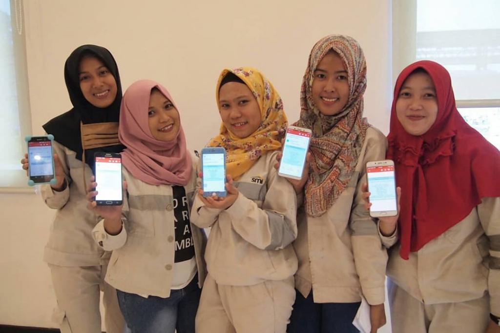 Pegawai PT IMIP menunjukkan BPE e-filing (1)