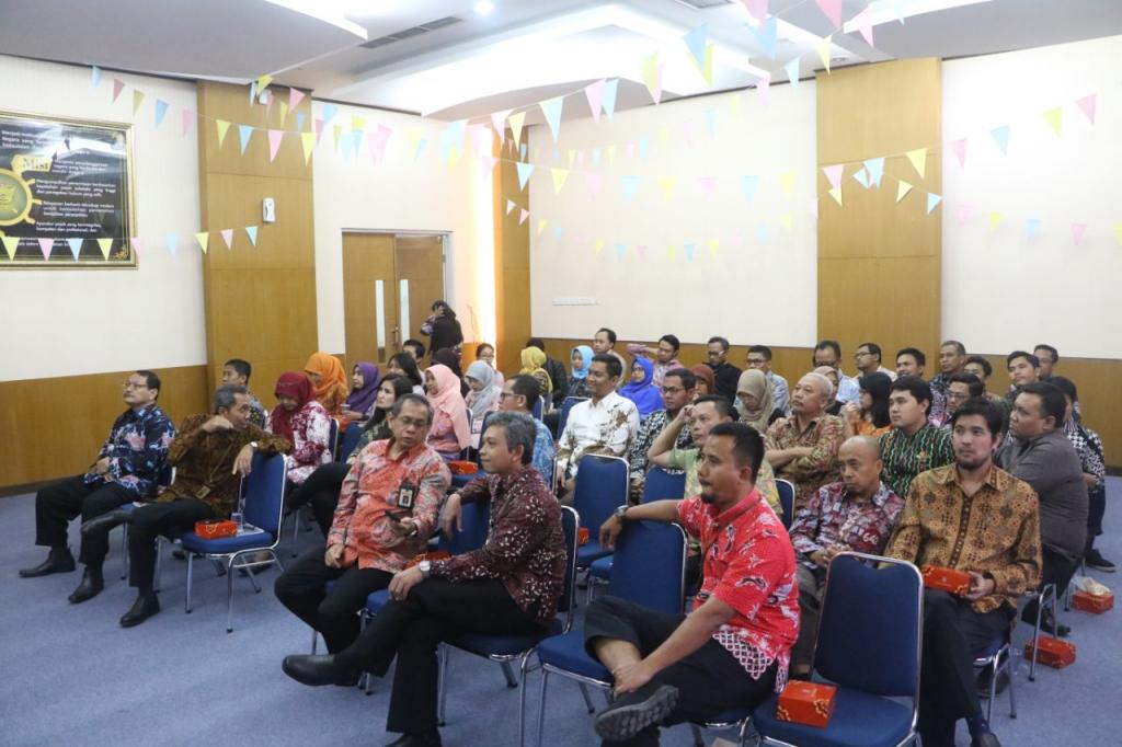 Para Pegawai KPP Pratama Gresik Selatan dalam mengikuti Sosialisasi e-LHKPN dan Petunjuk Pelaksanaan ICV 2018