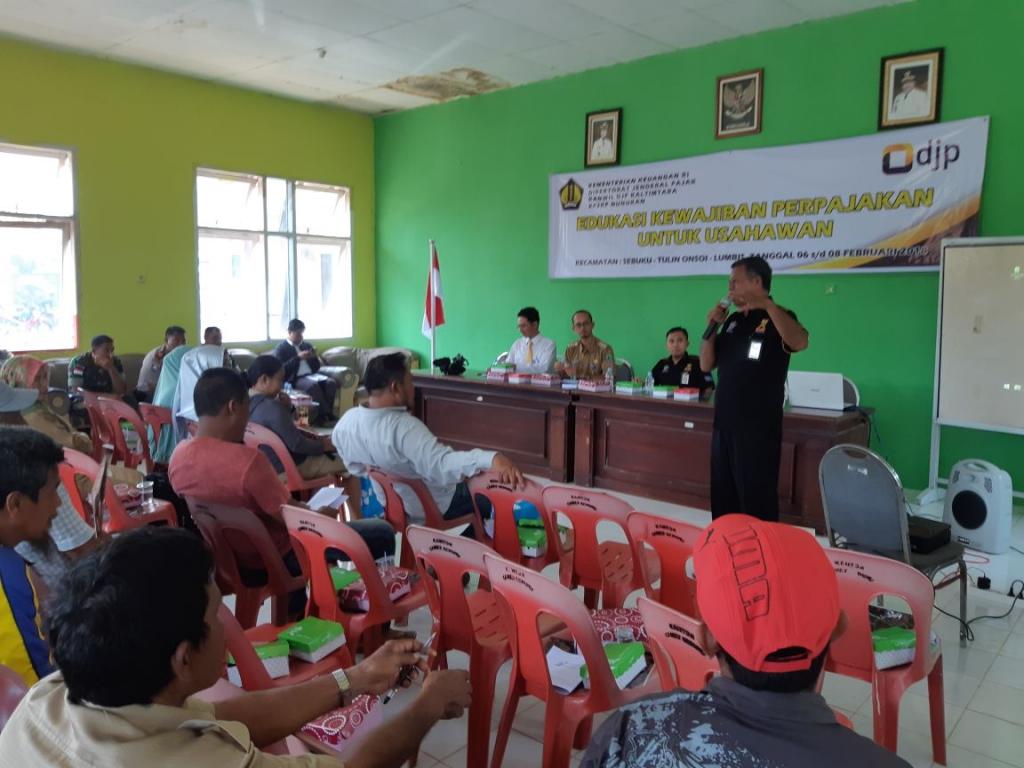 Penyampaian materi oleh Tim Penyuluh KP2KP Nunukan