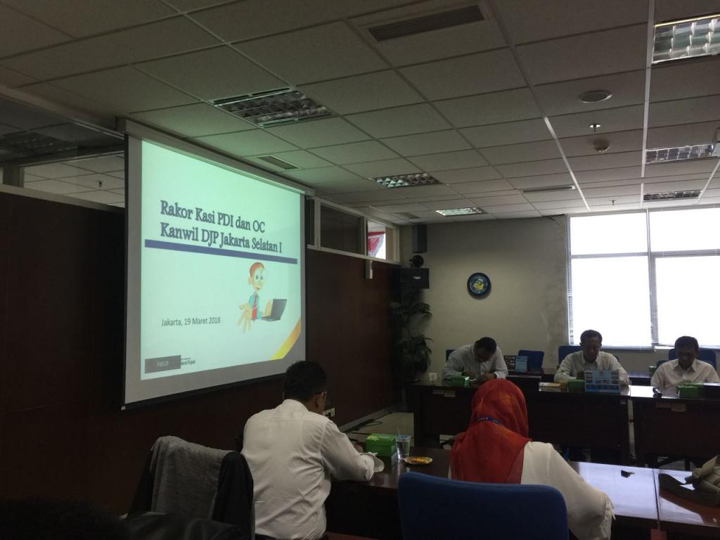 Suasana rakor PDI dan OC Kanwil Jaksel I