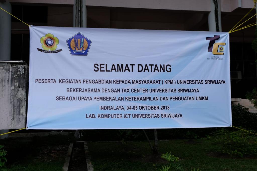 Spanduk ucapan selamat datang