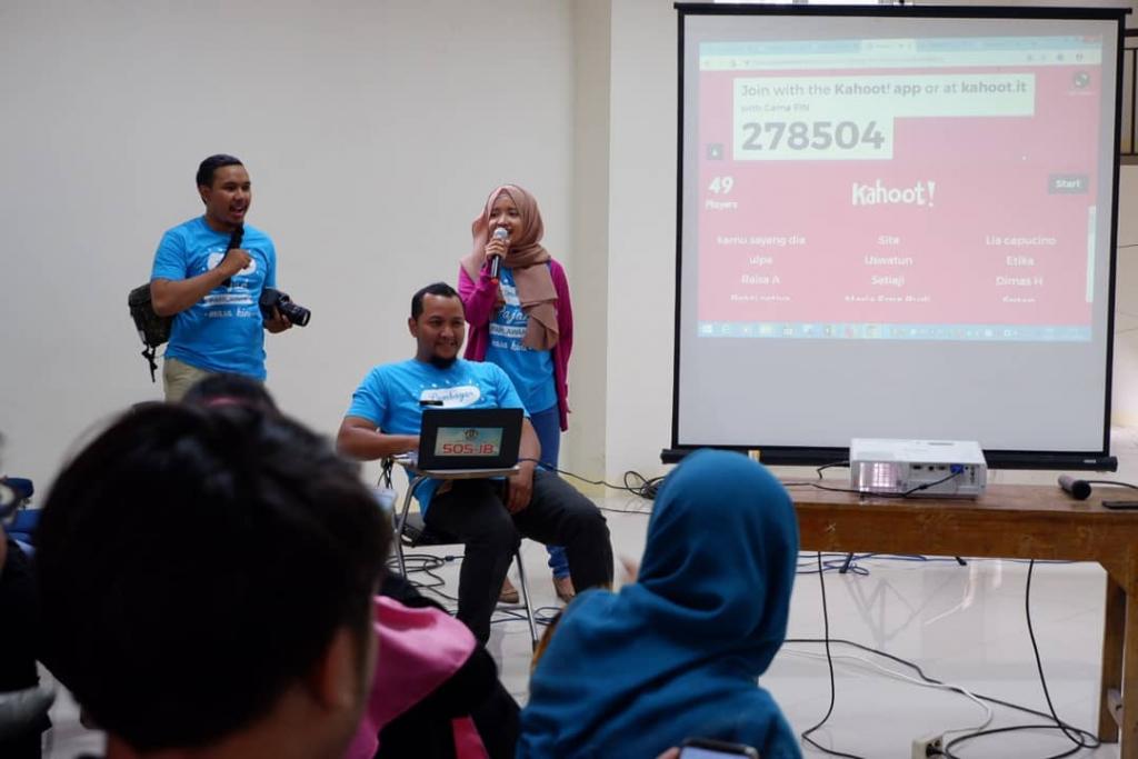 Game Kahoot meramaikan acara