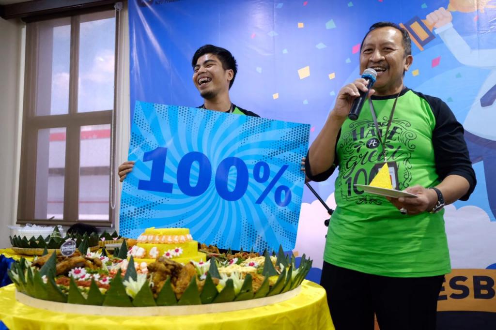 Sambutan dari kepala Kantor KPP Setiabudi Empat