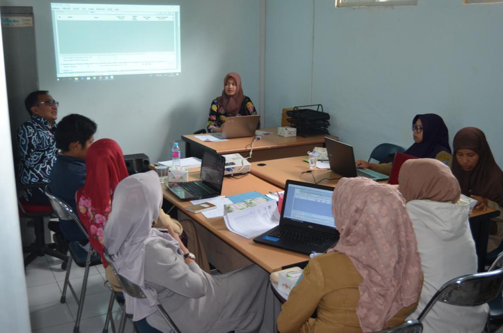 Pembukaan Bimtek sesi pertama hari pertama.