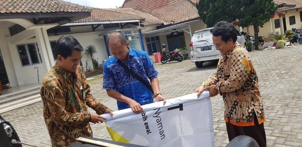 Pemasangan Spanduk e-Filing seluruh kecamatan di Kab. Boyolali