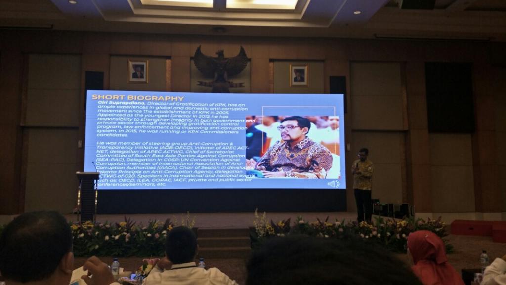 Direktur Gratifikasi KPK Memaparkan Materi Gratifikasi