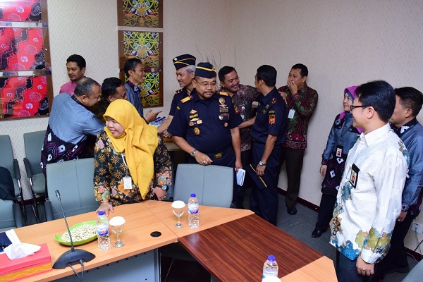 Ramah tamah Pejabat Eselon III Kanwil DJP Kalselteng dan Kanwil DJBC Kalbagsel