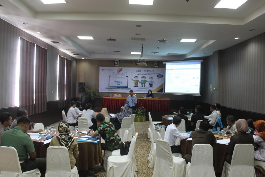 Kepala KP2KP Sangatta selaku pemateri