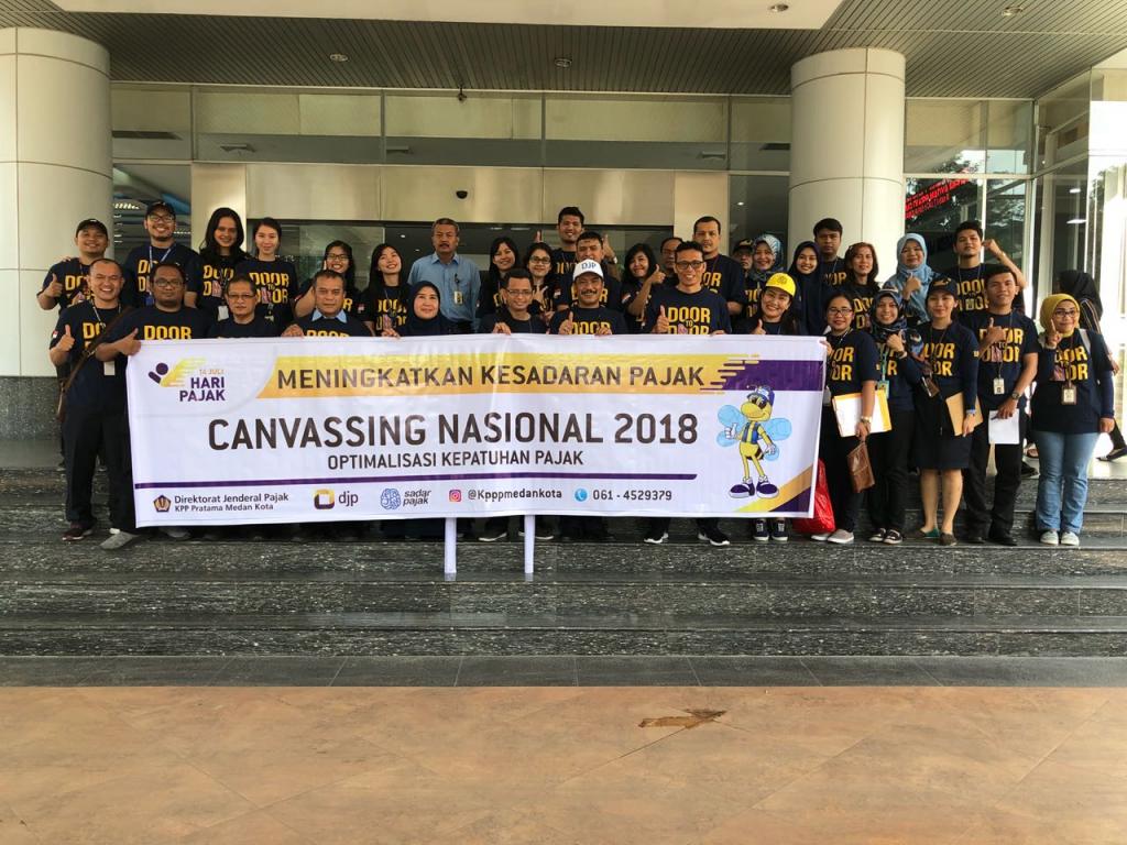 Persiapan tim canvassing sebelum melakukan penyisiran.