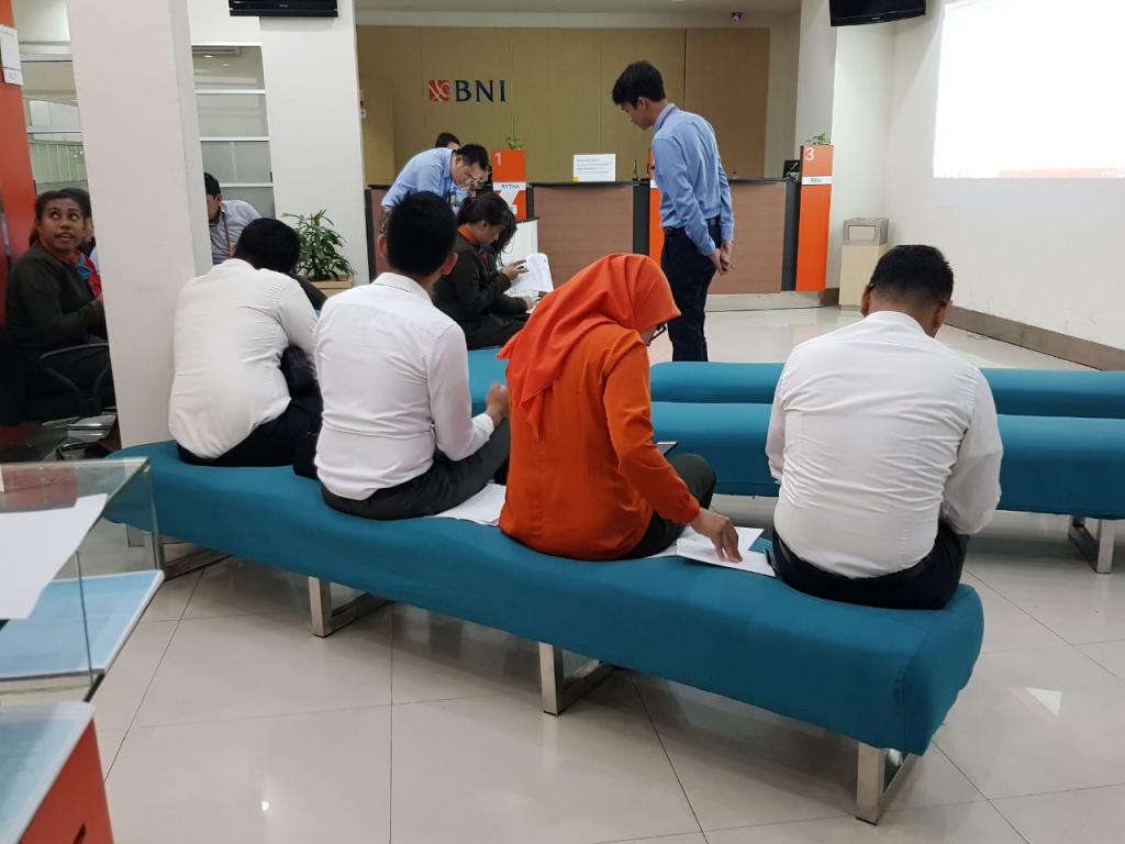 Pegawai BNI 46 Budi Utomo Mimika Mendapatkan Asistensi Pelaporan SPT