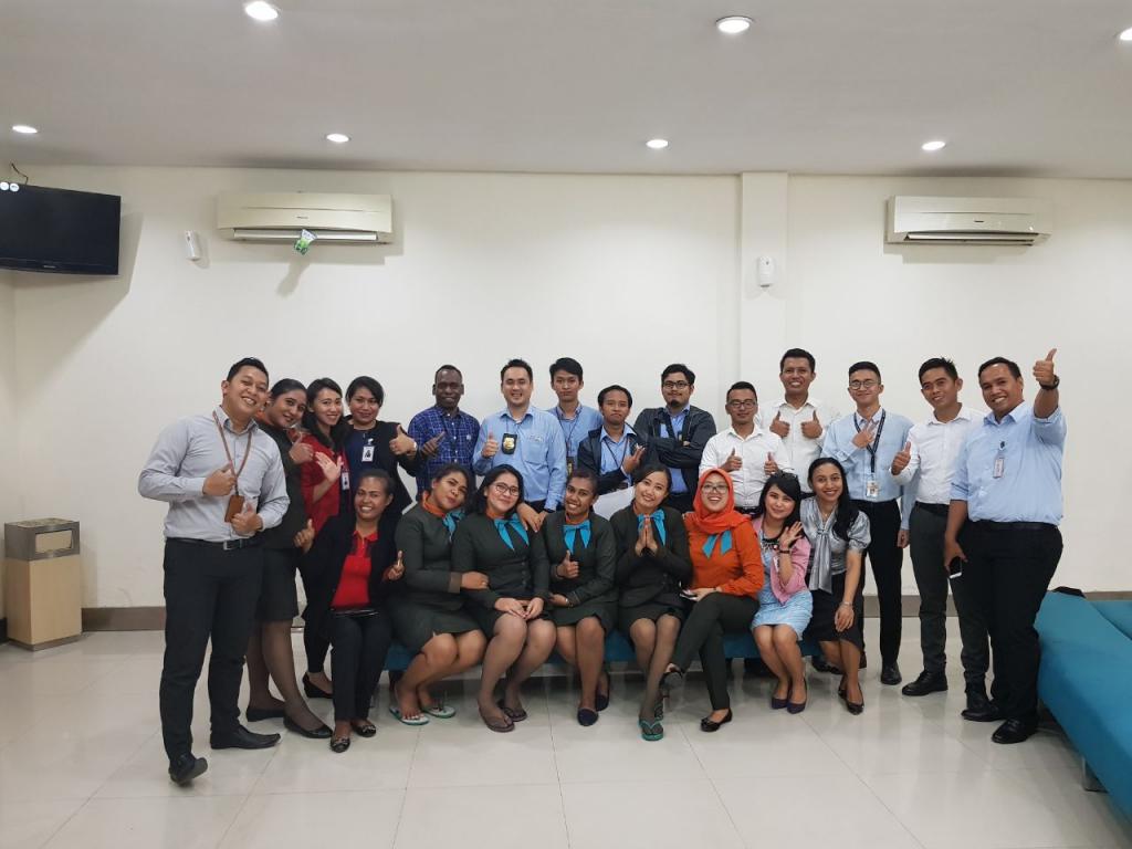 Pegawai KPP Pratama Timika Bersama Pegawai BNI 46 Budi Utomo Mimika