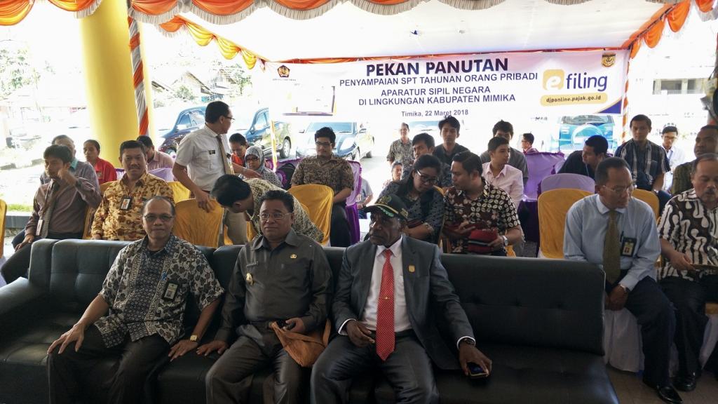 Persiapan Pekan Panutan Bersama Wakil Bupati Mimika, Ketua DPRD Mimika, dan Muspida Mimika