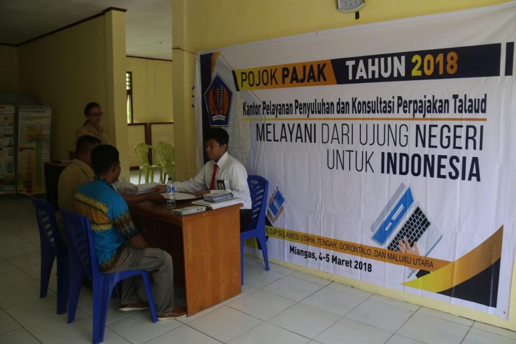 Pojok Pajak KP2KP Talaud di Miangas