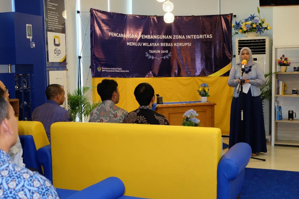 Sambutan Kepala Kantor dalam rangka Pencanangan ZI