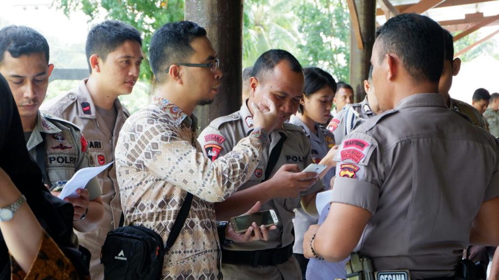 Para anggota antusias bertanya teknis pengisian e-filing