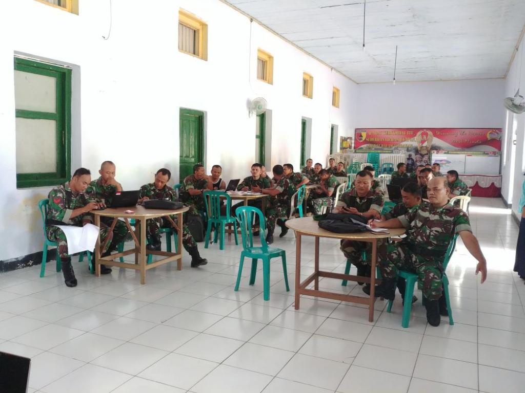 Suasa Ruang pertemuan Kodim 0827 Sumenep