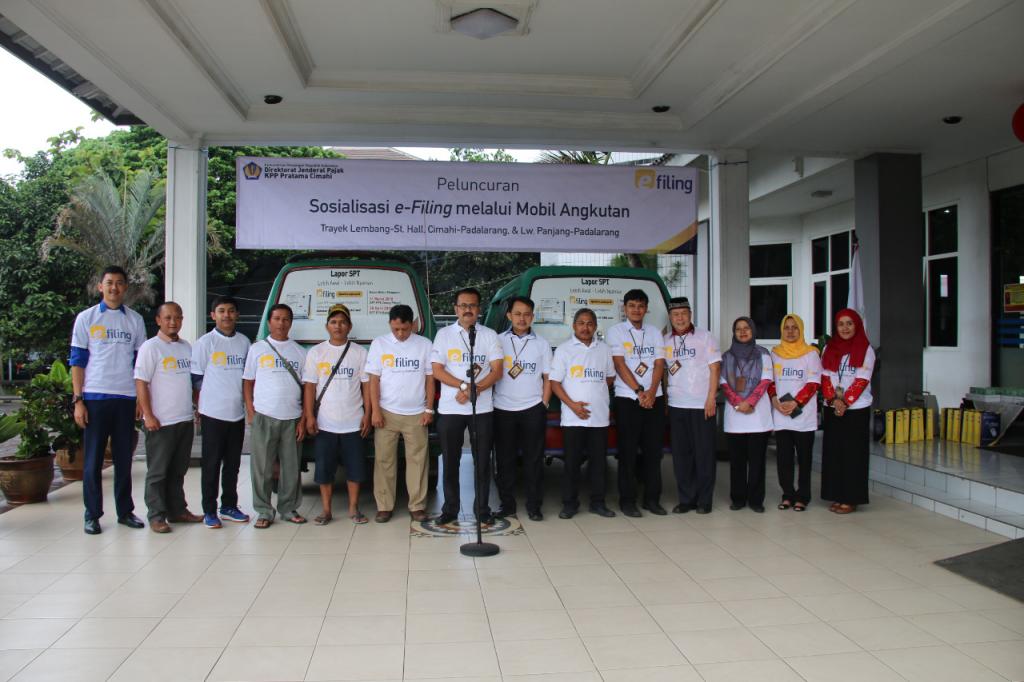 KPP Pratama Cimahi Luncurkan Sosialisasi e-Filing melalui Angkutan Umum