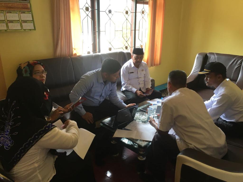 Suasana di Aula Dinas Sosial Aceh Singkil