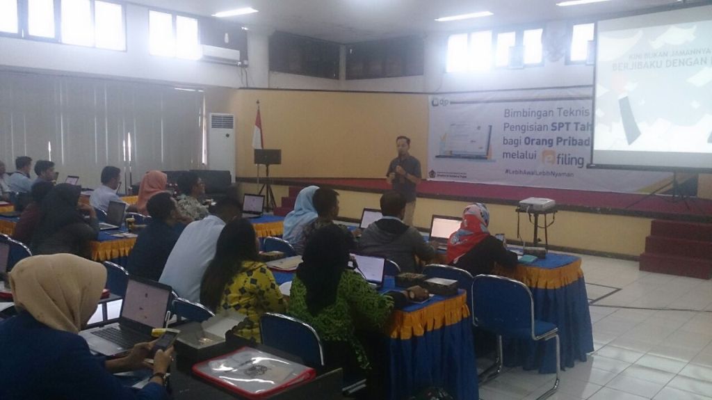 Suasana Bimbingan Teknis e-Filing Kepada Badan Swasta di Tarakan 4