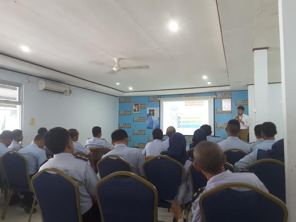 Pemateri menghimbau agar Pelaporan SPT Tahunan dilakukan secara lengkap, benar dan jelas