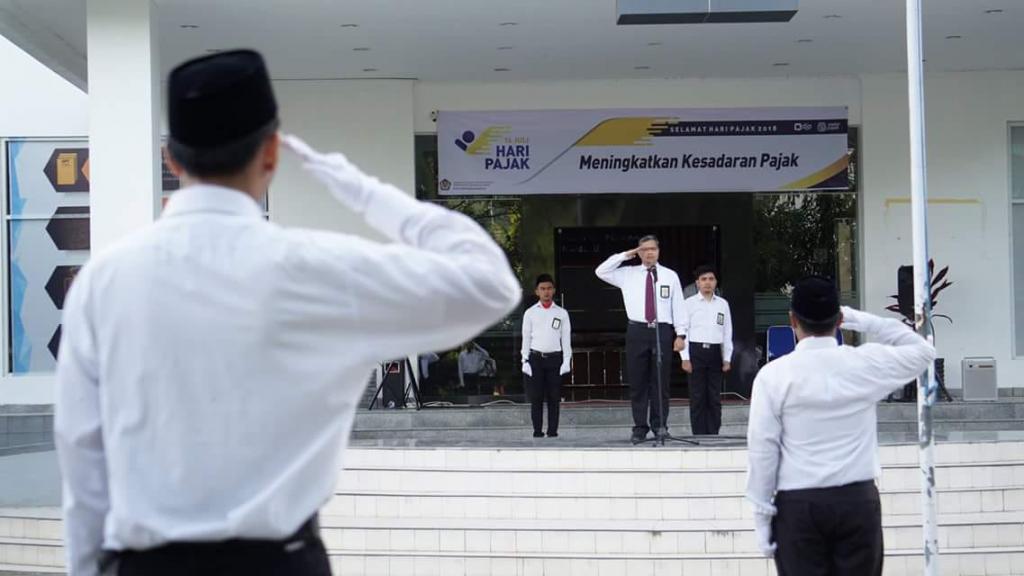 Upacara Bendera peringatan Hari Pajak 2018