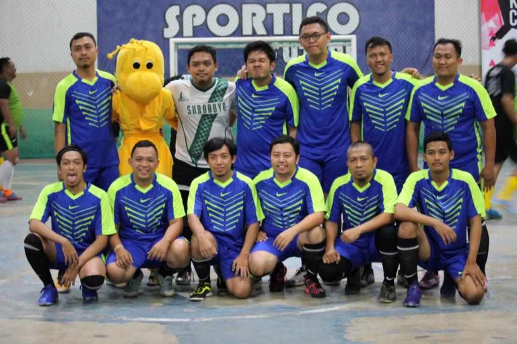 Foto susunan pemain Tim Futsal KPP Pamekasan