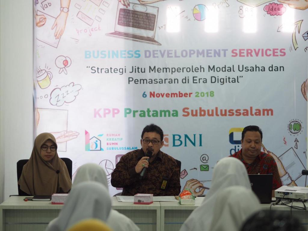Kata sambutan oleh Kepala Kantor KPP Pratama Subulussalam