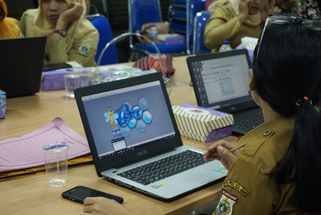 Aplikasi e-SPT yang dipakai oleh bendahara
