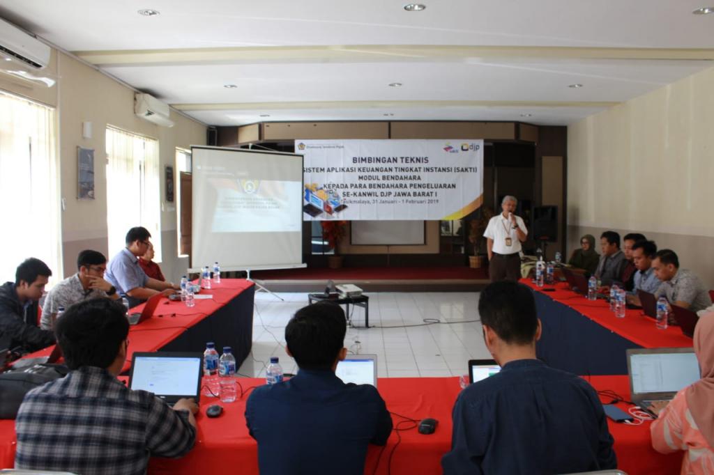 Bimtek aplikasi SAKTI tahun 2019 di KPP Pratama Tasikmalaya