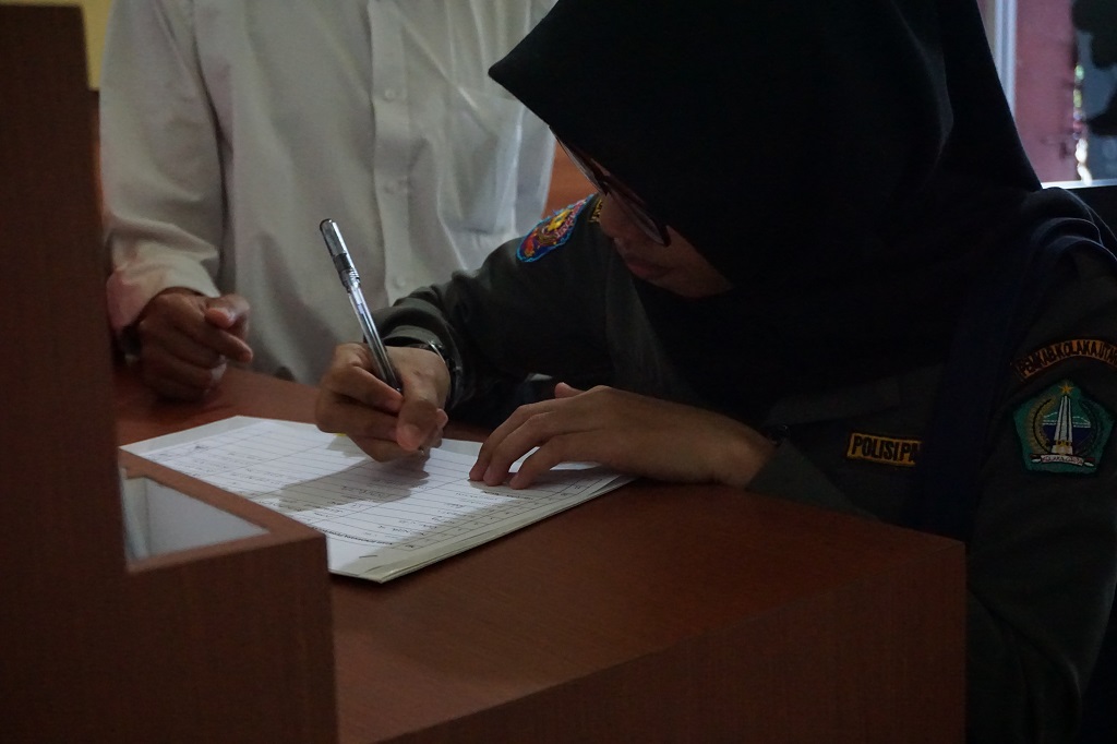 Suasana Penyuluhan dan Sosialisasi Perpajakan Pada Bendahara di KP2KP Lasusua