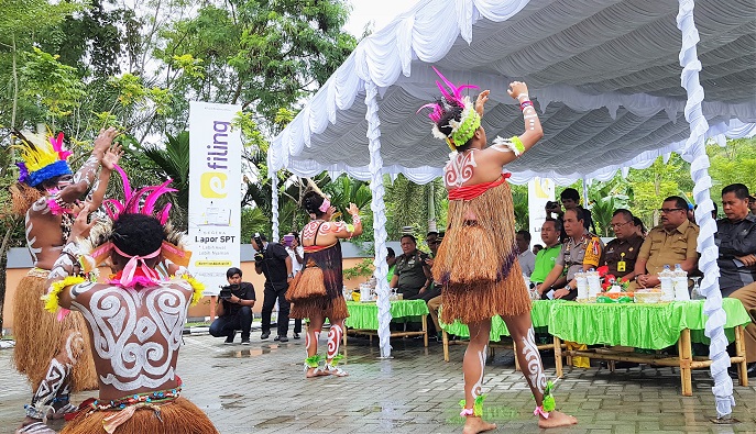 Suasana kegiatan Spectaxcular 2018 Nuansa Papua