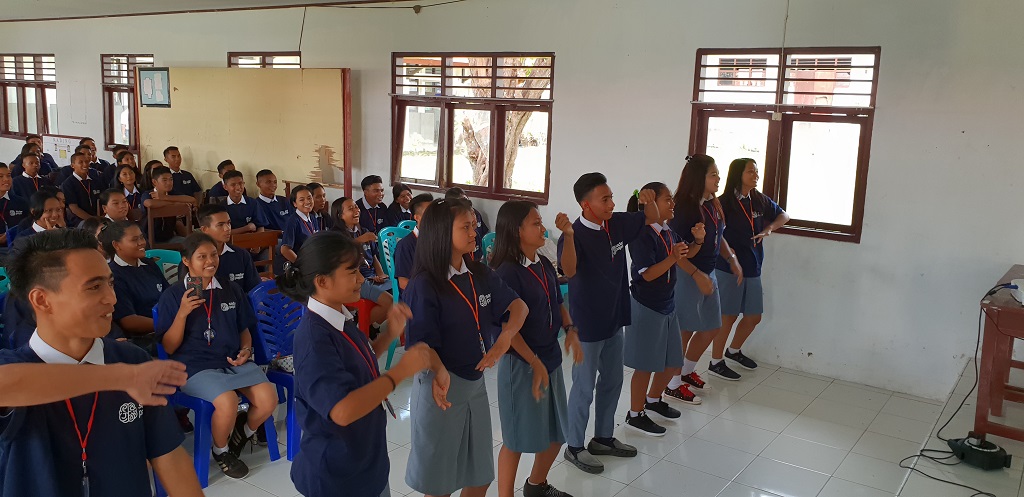 Keseruan acara saat sesi games