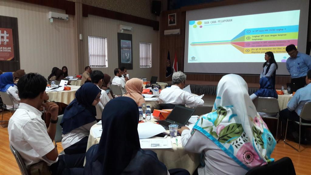 Suasana TPT KPP Pratama Jakarta Setiabudi Satu
