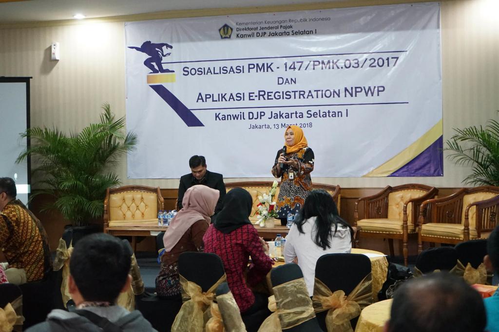 sambutan dari Kepala KPP Pratama Jakarta Pancoran