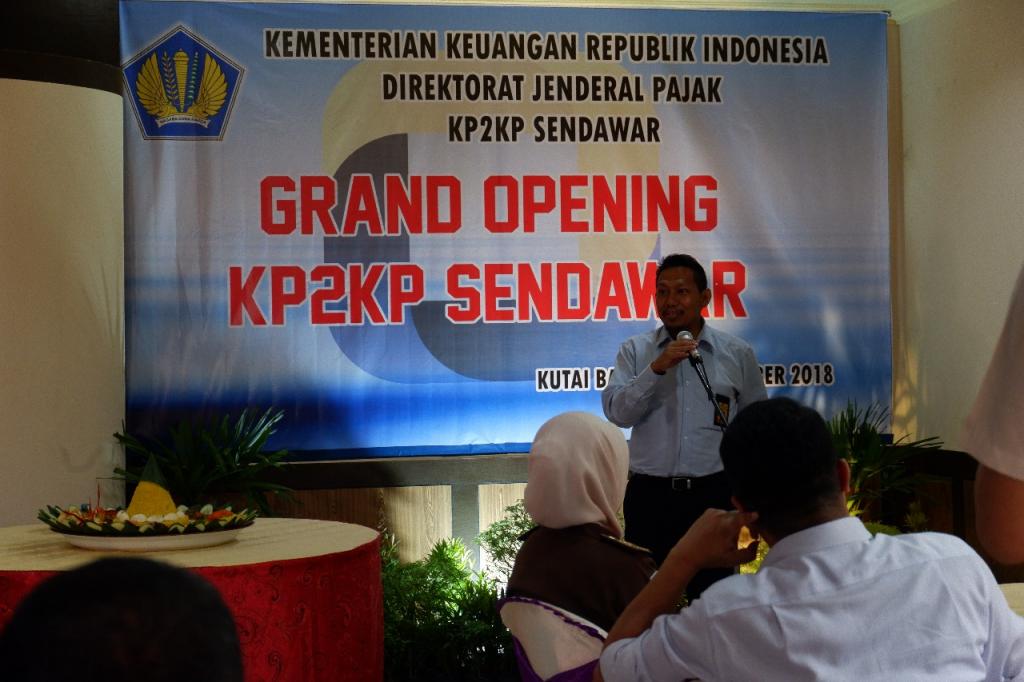 Kakanwil Kaltimra Samon Jaya memberikan sambutan