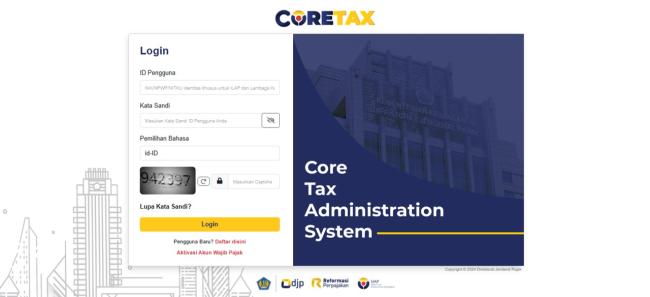 coretax login